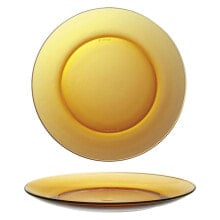 Купить тарелки Duralex: Плоская янтарная тарелка Duralex 3006DF06 (Ø 23,5 cm)