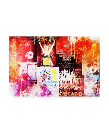 Trademark Global philippe Hugonnard NYC Watercolor Collection - Broadway Shows IV Canvas Art - 19.5