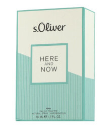 s.Oliver Here and Now for Men Eau de Toilette Spray