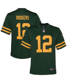 Nike big Boys and Girls Aaron Rodgers Green Green Bay Packers Alternate Game Player Jersey