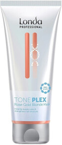 Haarmaske für eine sofortige Auffrischung der Farbintensität für warme Blondtöne - Londa Professional Toneplex Rose Gold Blonde Mask