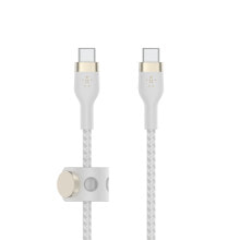 Belkin BOOST↑CHARGE PRO Flex USB кабель 3 m USB 2.0 USB C Белый CAB011BT3MWH