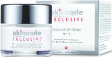 Zelluläre Tagescreme für trockene und normale Haut - Skincode Exclusive Cellular Day Cream SPF 15