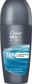 Купить дезодоранты DOVE MEN + CARE: Anti-Transpirant Roll-On Advanced Clean Comfort, 50 ml