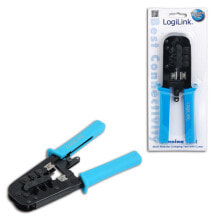 LogiLink 8P8C инструмент для зачистки кабеля Черный, Синий WZ0019