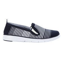 Купить женские кроссовки и кеды Propet: Propet Travel Fit Striped Slip On Womens Blue Sneakers Casual Shoes WAT044M-NWH