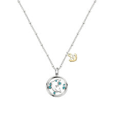 Женские кулоны и подвески Steel necklace with a pendant in the shape of a dolphin Madagascar SATF05 (chain, pendant)
