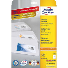 Printer Labels Avery White (4 Units) (Refurbished A+)