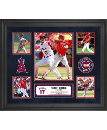 Fanatics Authentic shohei Ohtani Los Angeles Angels Framed 5-Photo Collage with a Piece of Game-Used Baseball