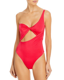 Купить женские купальники Baobab: Baobab Collection 281608 Arrecife Asymmetric One Piece Swimsuit, Size XL