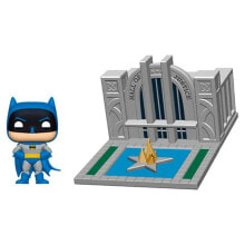 FUNKO POP DC Comics Batman 80th Hall Of Justice With Batman Figure