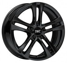 Колесный диск литой TEC Speedwheels AS4 black glossy 6.5x16 ET45 - LK5/114.3 ML72.5