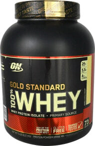 Сывороточный протеин Optimum Nutrition Gold Standard 100 Percent Whey Protein Порошок изолятов сывороточного протеина с вкусом ванильного мороженого  73 порций
