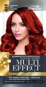 Оттеночное или камуфлирующее средство для волос Joanna Multi Effect Color Keratin Complex Szamponetka 15 Płomienny Rudy 35 g