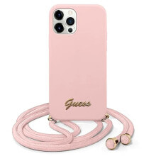 GUESS Guhcp12Llsclmglp iPhone 12 Pro Max 6.7 Cord phone case