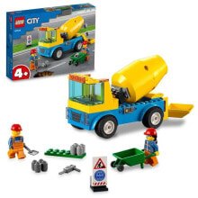 LEGO 60325 City Great Vehicles Betonmischer, Baufahrzeuge Spielzeug fr Kinder ab 4 Jahren