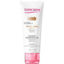 Увлажнение и питание кожи лица TOPICREM Hydra+Progressive Tan 40ml