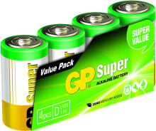 Аккумуляторные батареи gP Batteries Super Alkaline D Батарейка одноразового использования Щелочной 03013AS4