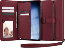 Spigen Etui Spigen Wallet S Plus Samsung Galaxy S23+ Plus Burgundy