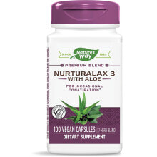 Aloe Vera nature&#039;s Way Nurturalax™ 3 with Aloe -- 100 Vegetarian Capsules