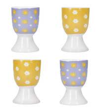 KITCHENCRAFT Soleada Floral Egg Cup 4 Units