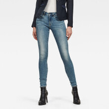 Женские джинсы G-STAR Midge Zip Mid Waist Skinny Jeans