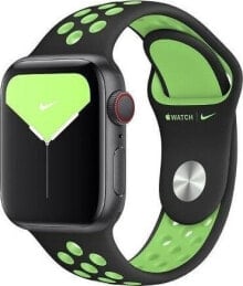 Apple Pasek Apple Watch MXQW2FE/A 38/40/41mm Nike Sport Brand czarno-limonkowy/black-lime blast