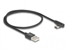 80029 - 0.5 m - USB A - USB C - USB 2.0 - 480 Mbit/s - Black