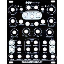 4ms Dual Looping Delay Black Panel