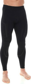 Мужское спортивное термобелье brubeck Spodnie unisex Cooler z długą nogawką czarne r. S (LE11070)