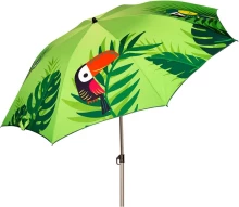 AKTIVE Tropical Ø200cm UV40 inclinable mast beach umbrella