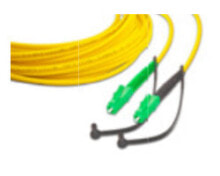 Кабели и разъемы для аудио- и видеотехники lightwin LSP-09 LC/APC-LC/APC 1.0 волоконно-оптический кабель 1 m LC/APC OS2 Желтый