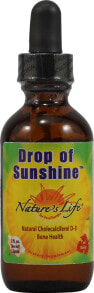 Витамин D Nature's Life Drop of Sunshine-- Витамин Д жидкий в каплях 60 мл
