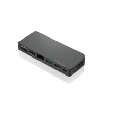 Lenovo 4X90S92381 док-станция для ноутбука Проводная USB 3.2 Gen 1 (3.1 Gen 1) Type-C Серый