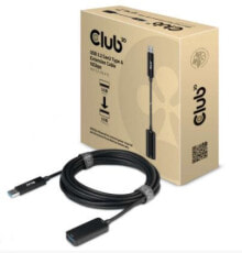 CLUB3D CAC-1411 USB кабель 5 m 3.2 Gen 2 (3.1 Gen 2) USB A Черный