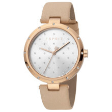 Купить наручные часы Esprit: Наручные часы Esprit с кожаным ремешком розового цвета ES1L214L0035