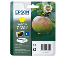 Картриджи для принтеров Epson Apple Singlepack Yellow T1294 DURABrite Ultra Ink C13T12944011