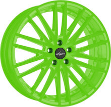 Колесный диск литой Oxigin 19 Oxspoke neon green polish 8.5x18 ET45 - LK5/108 ML72.6