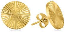 Ювелирные серьги gold-plated stud earrings VAAJDE201366G