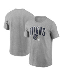 Nike men's Heathered Gray Tennessee Titans Team Athletic T-shirt