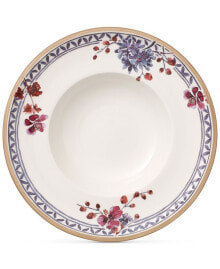 Artesano Provencal Lavender Collection Porcelain Rim Soup Bowl