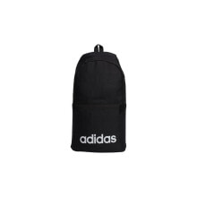 Мужские спортивные рюкзаки Мужской спортивный рюкзак черный Adidas Lin Clas BP Day
