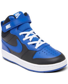 Nike little Boys Court Borough Mid 2 Casual Sneakers from Finish Line