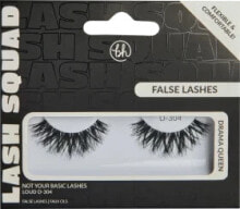 False eyelashes and glue