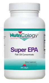 Рыбий жир и Омега 3, 6, 9 NutriCology Super EPA Fish Oil Concentrate  Концентрат рыбьего жира 200 капсул