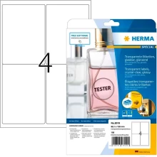 HERMA Transparent 991X139 mm Glossy 100 Pieces Ribbon Printing Labels