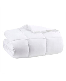 Clean Spaces allergen Barrier Microbial Resistant Down-Alternative Comforter,, Full/Queen