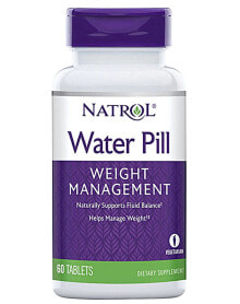Слабительные, диуретики и средства для очищения организма natrol Water Pill Растительно-минеральный комплекс для контроля веса 60 таблеток
