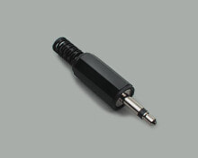Комплектующие для кабель-каналов bKL Electronic 072118 кабельный разъем/переходник audio connector with connection cable 6,3mm Черный