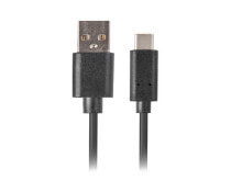 Lanberg CA-USBO-10CU-0005-BK USB кабель 0,5 m 2.0 USB A USB C Черный